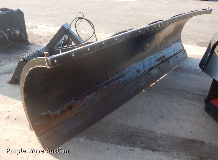 image for item MH9055 120"W skid steer snow plow