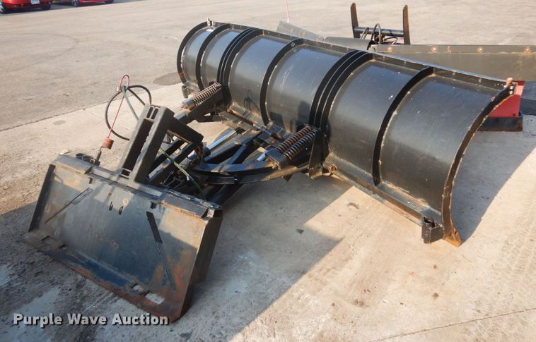 image for item MH9055 120"W skid steer snow plow