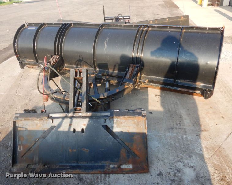 image for item MH9055 120"W skid steer snow plow