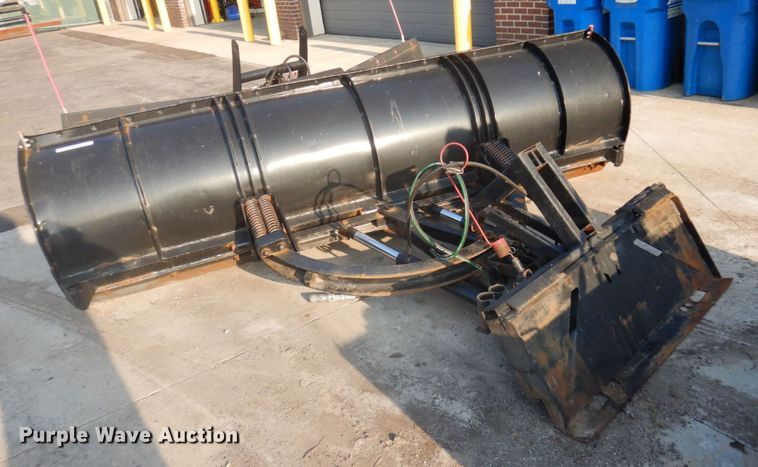 image for item MH9055 120"W skid steer snow plow