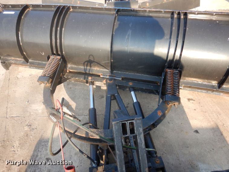 image for item MH9055 120"W skid steer snow plow