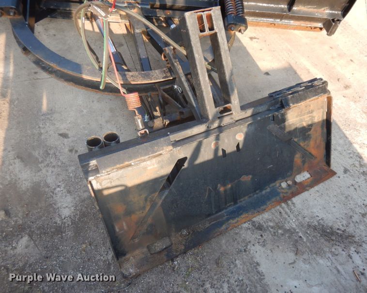 image for item MH9055 120"W skid steer snow plow