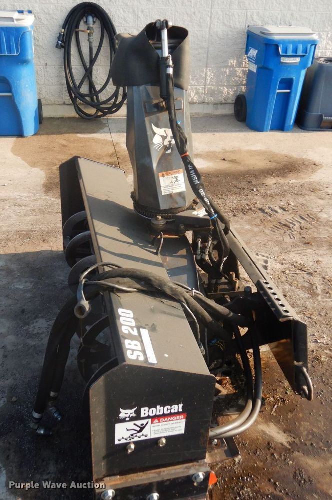image for item MH9057 2013 Bobcat SB200X66  skid steer snow blower