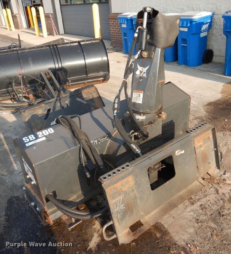image for item MH9057 2013 Bobcat SB200X66  skid steer snow blower