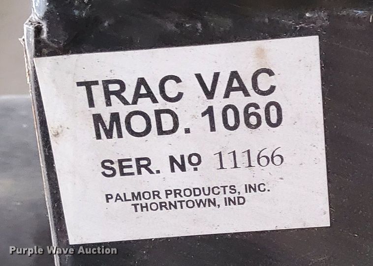 image for item MH9065 Trac Vac 1060  lawn vacuum