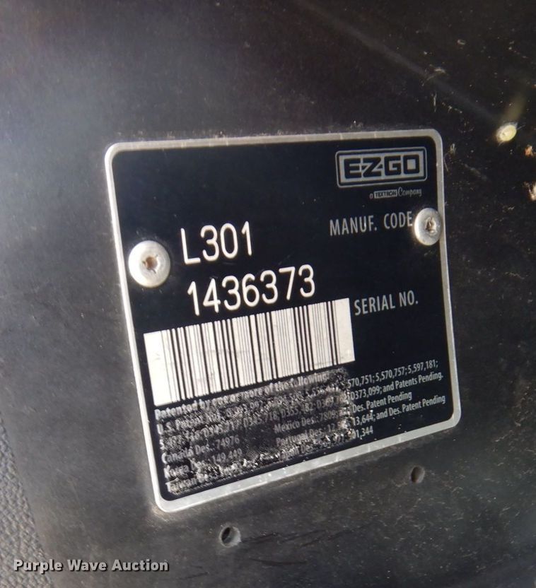 image for item MH9102 Ez-go L301  golf cart