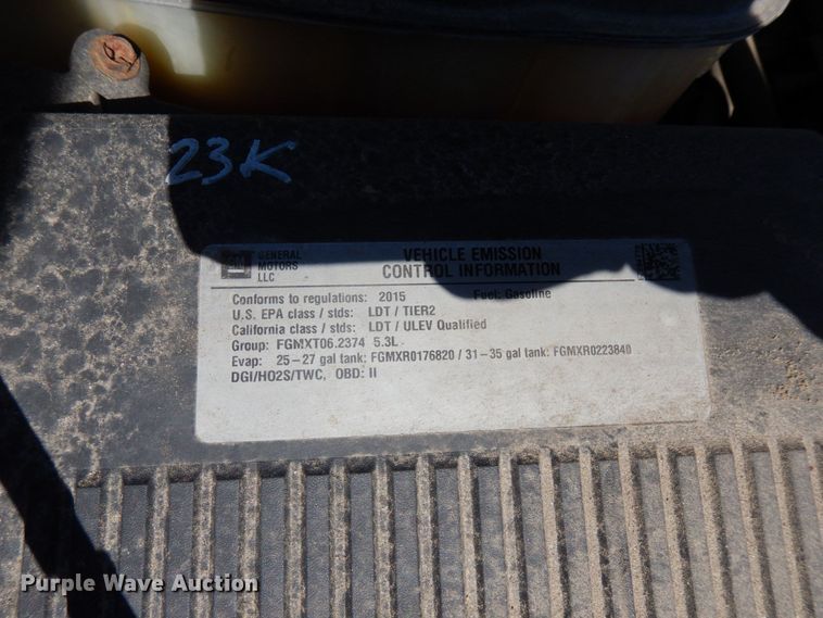 image for item MH9111 2015 GMC Sierra 1500  Double Cab pickup truck