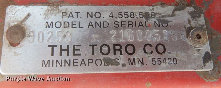 image for item MU9735 Toro 30253  ZTR lawn mower