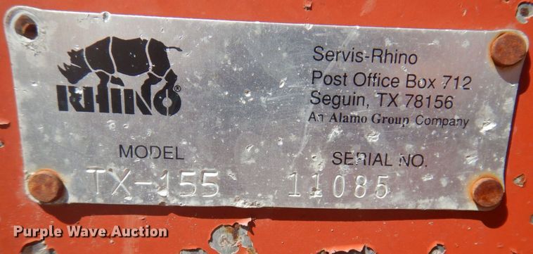 image for item MU9736 Rhino TX-155  batwing finish mower