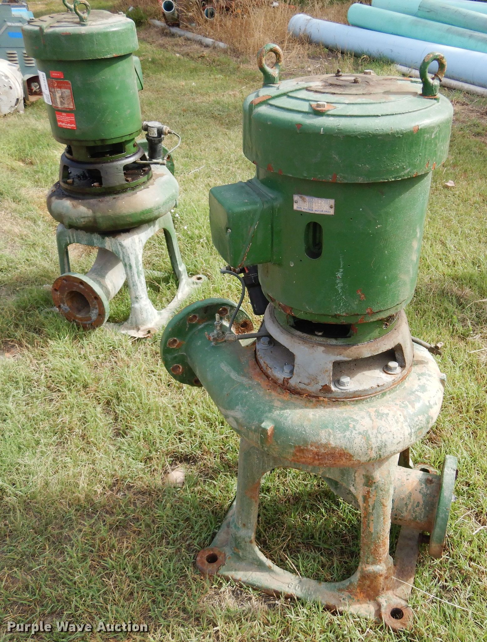 (2) Smith & Loveless trash pumps in Hillsboro, KS Item DB7846 sold