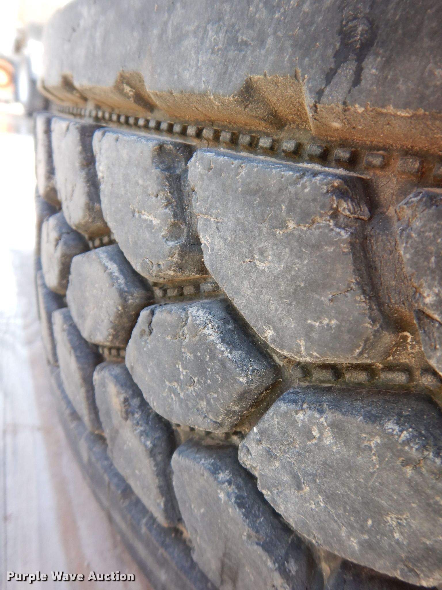 (4) 285/75R24.5 tires and wheels in Knoxville, IA Item KP9422 sold