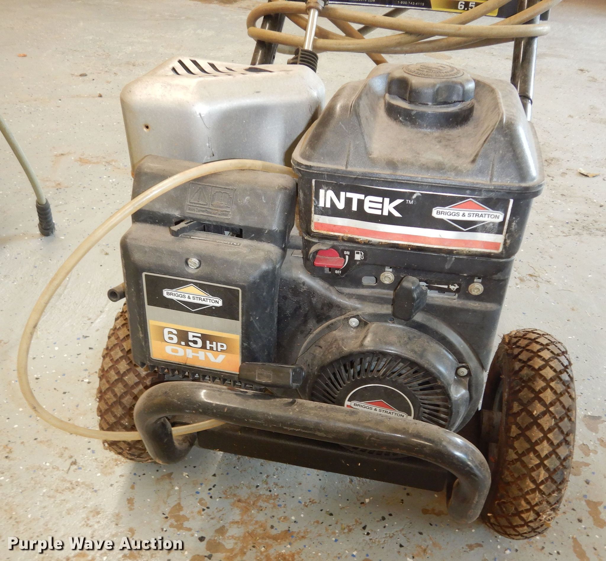 (2) power washers in Lenexa, KS Item LR9838 sold Purple Wave