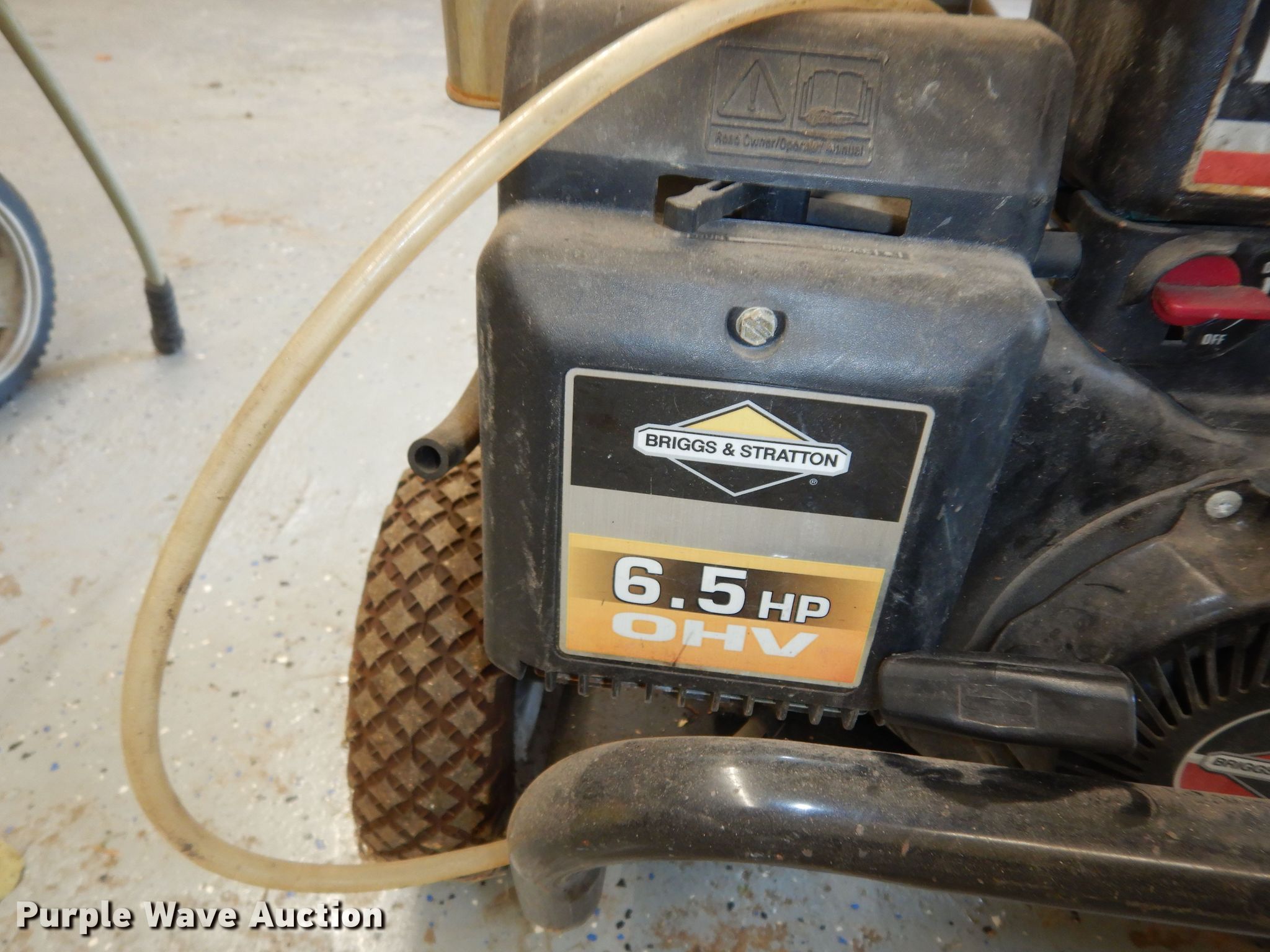 (2) power washers in Lenexa, KS Item LR9838 sold Purple Wave