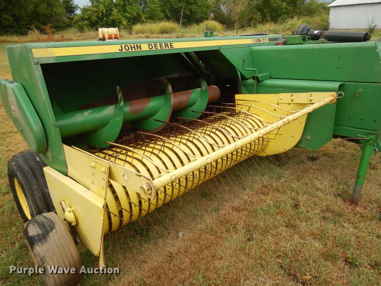 image for item DB7803 1989 John Deere 348  small square baler