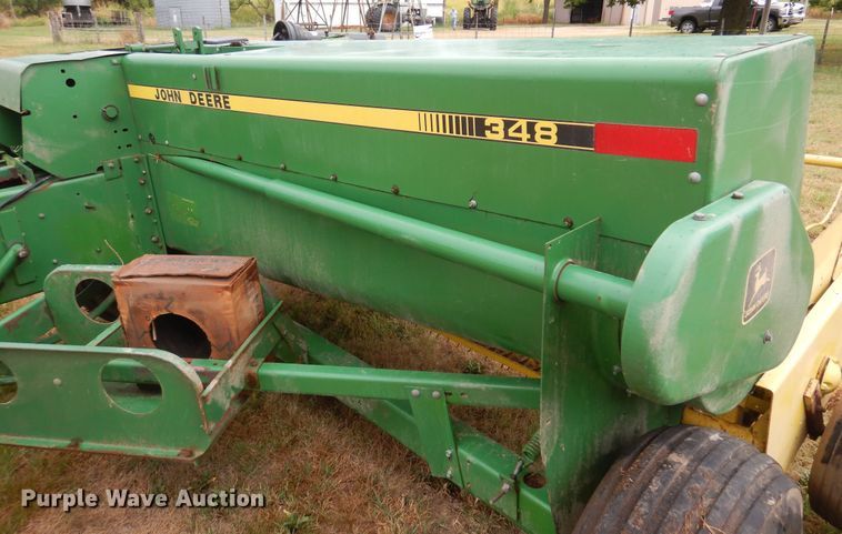 image for item DB7803 1989 John Deere 348  small square baler