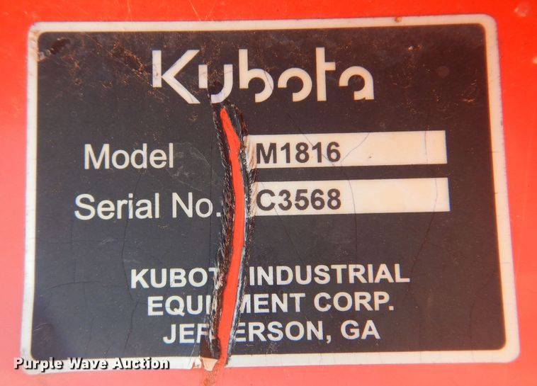 image for item DB7808 Kubota M5-111  MFWD tractor