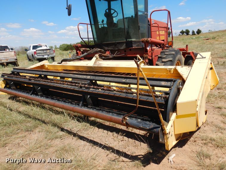 image for item DB7818 2002 New Holland HW300  windrower