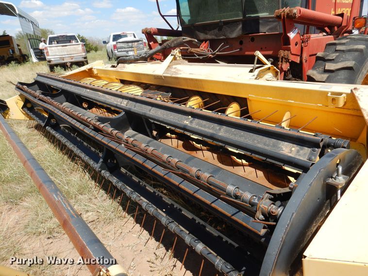 image for item DB7818 2002 New Holland HW300  windrower