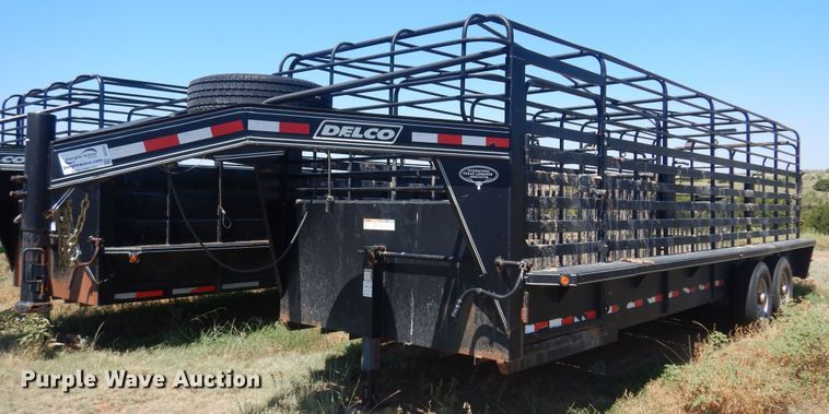 image for item DB7823 2015 Delco  livestock trailer