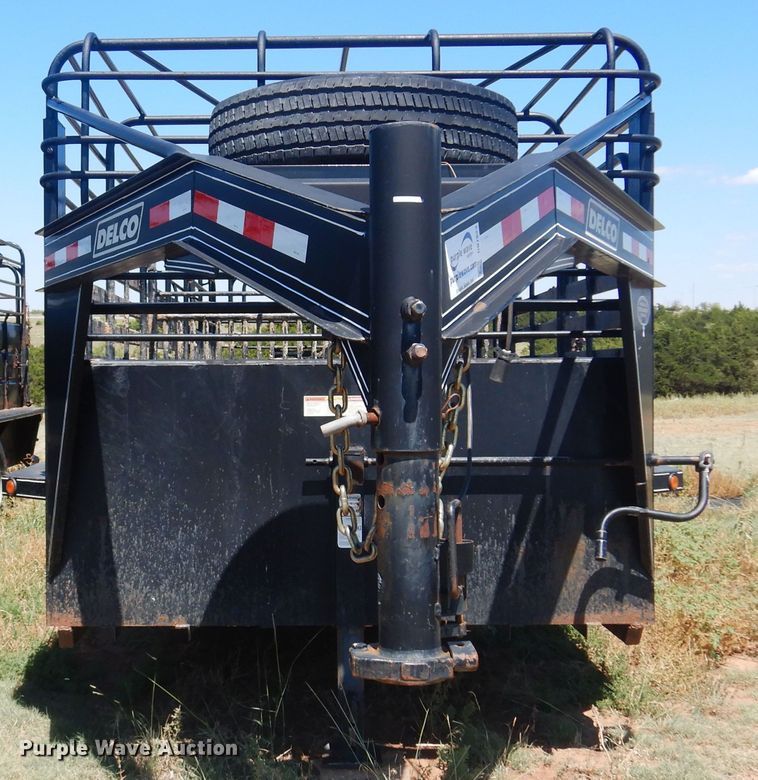 image for item DB7823 2015 Delco  livestock trailer