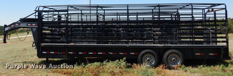 image for item DB7823 2015 Delco  livestock trailer