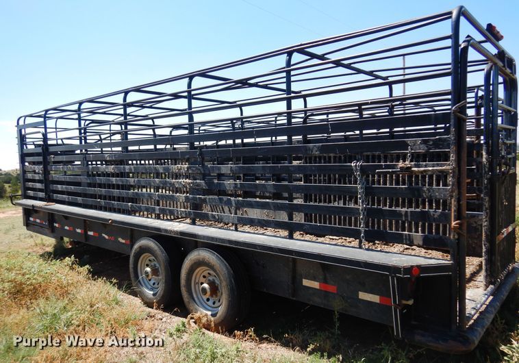 image for item DB7823 2015 Delco  livestock trailer
