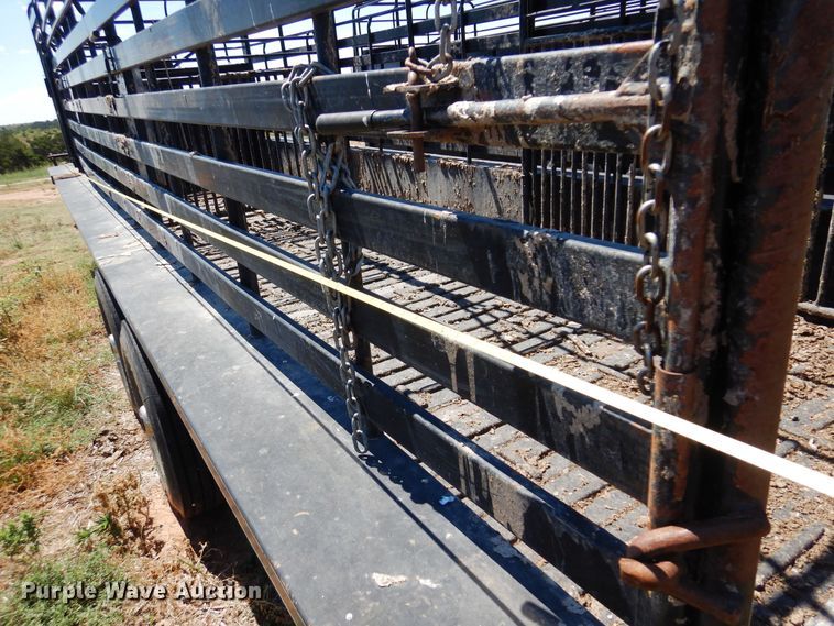 image for item DB7823 2015 Delco  livestock trailer