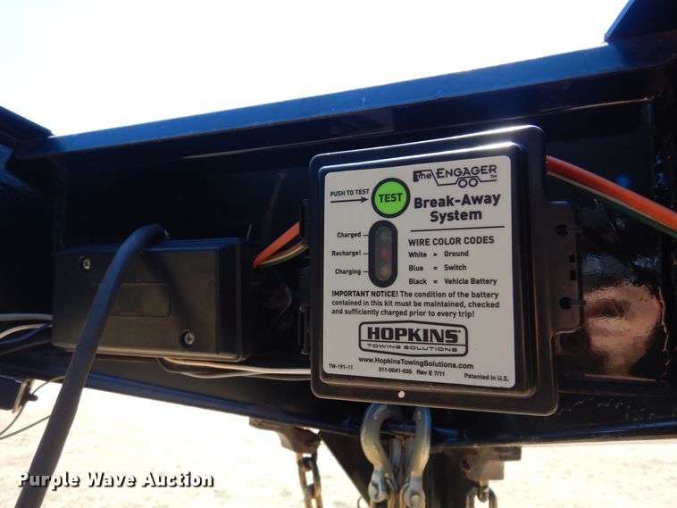 image for item DB7823 2015 Delco  livestock trailer