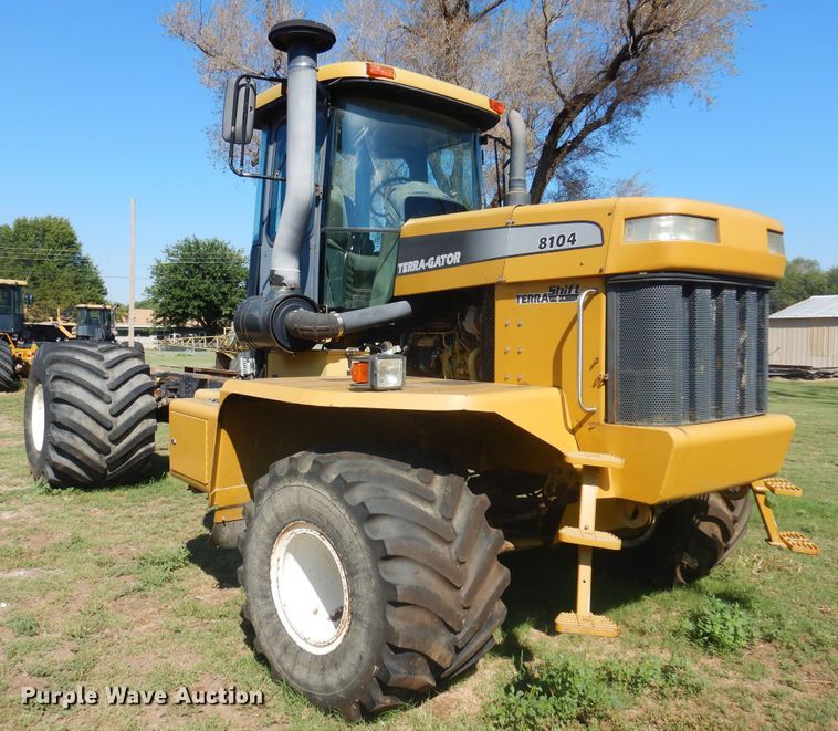 image for item DB7824 2000 Ag-Chem TerraGator 8104  applicator cab and chassis