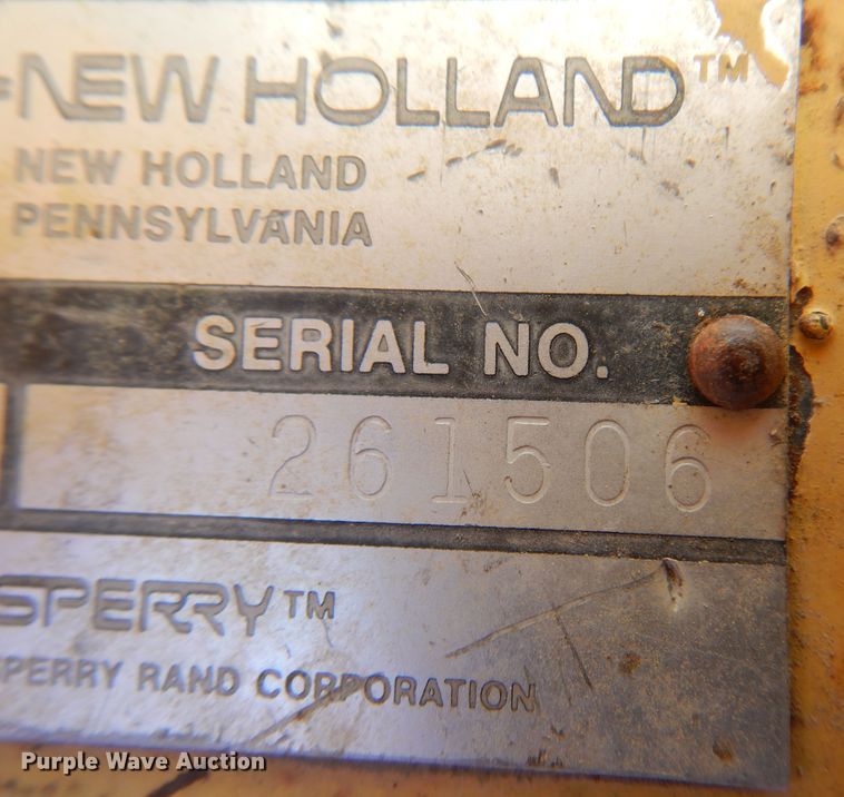 image for item DB7832 New Holland 1112  windrower