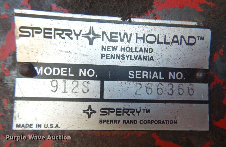 image for item DB7832 New Holland 1112  windrower