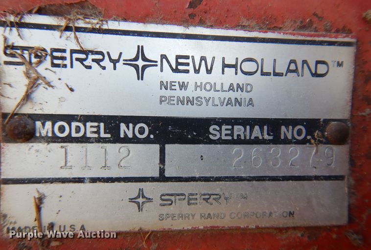 image for item DB7832 New Holland 1112  windrower