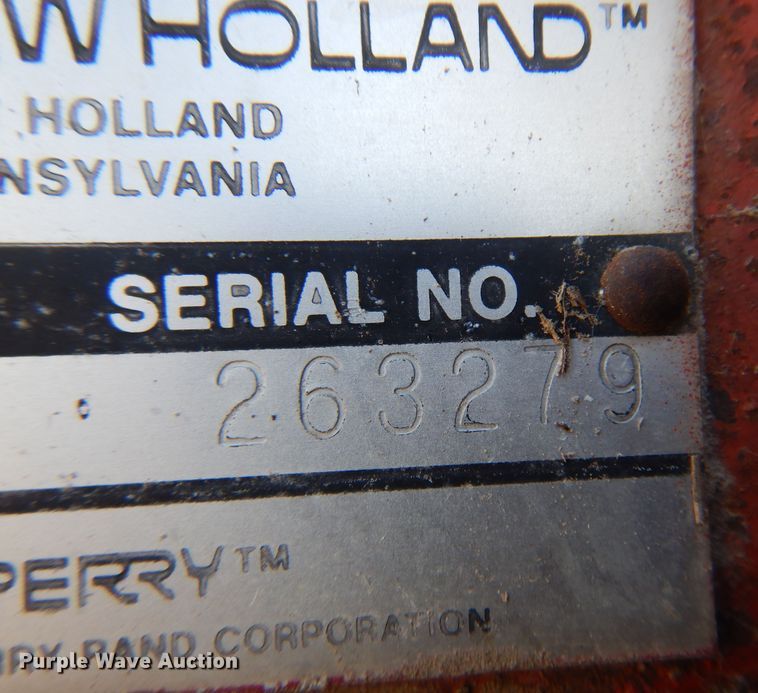 image for item DB7832 New Holland 1112  windrower