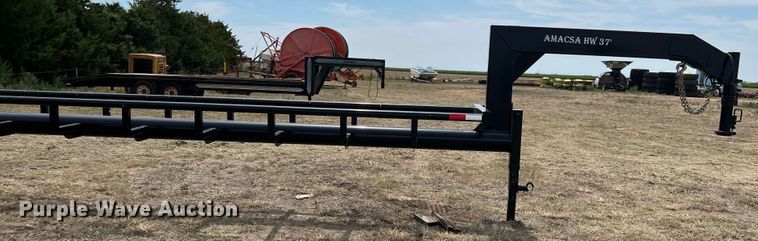 image for item DK7105 Amacsa HW37  hay bale trailer