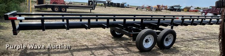 image for item DK7105 Amacsa HW37  hay bale trailer