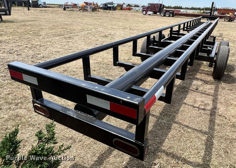 image for item DK7105 Amacsa HW37  hay bale trailer