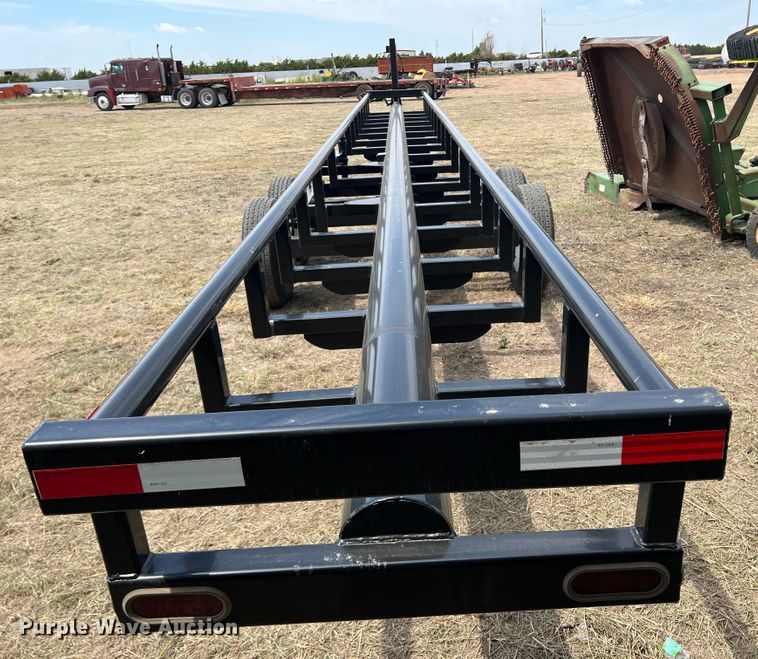 image for item DK7105 Amacsa HW37  hay bale trailer