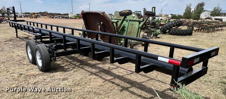 image for item DK7105 Amacsa HW37  hay bale trailer
