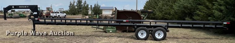image for item DK7105 Amacsa HW37  hay bale trailer