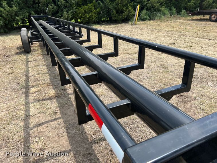 image for item DK7105 Amacsa HW37  hay bale trailer