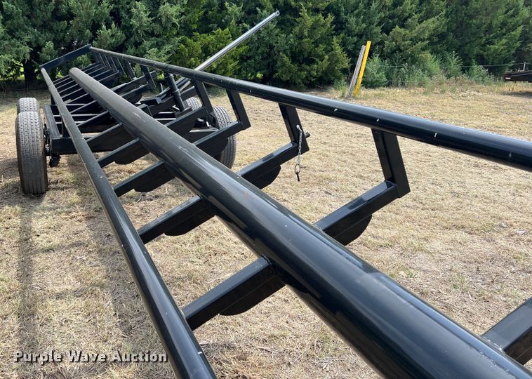 image for item DK7105 Amacsa HW37  hay bale trailer