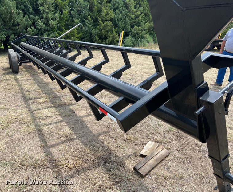 image for item DK7105 Amacsa HW37  hay bale trailer