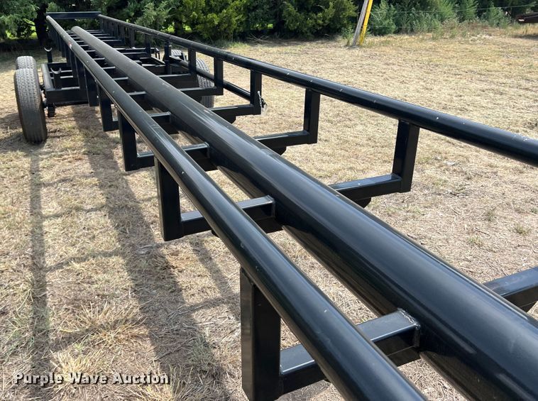 image for item DK7105 Amacsa HW37  hay bale trailer