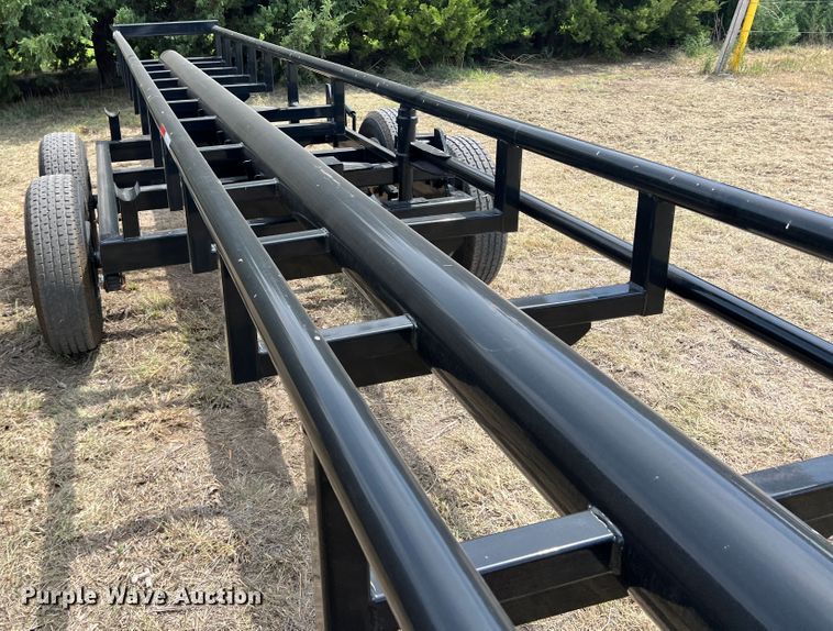 image for item DK7105 Amacsa HW37  hay bale trailer