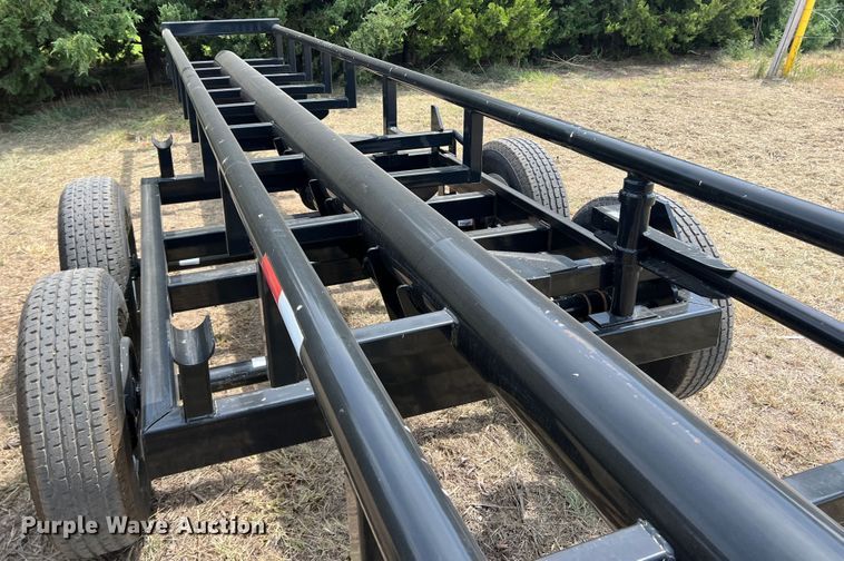 image for item DK7105 Amacsa HW37  hay bale trailer