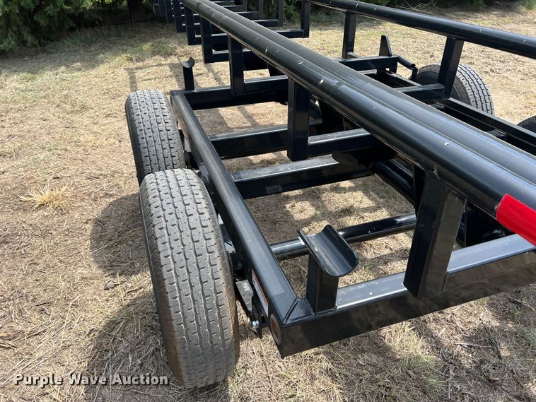 image for item DK7105 Amacsa HW37  hay bale trailer