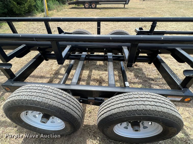 image for item DK7105 Amacsa HW37  hay bale trailer
