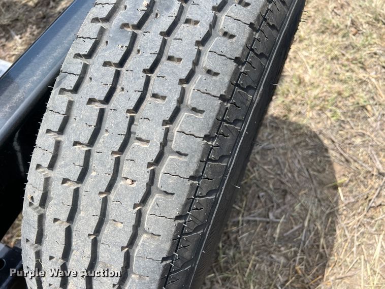 image for item DK7105 Amacsa HW37  hay bale trailer