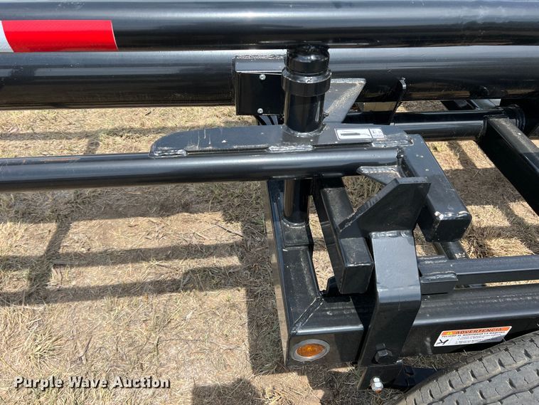 image for item DK7105 Amacsa HW37  hay bale trailer