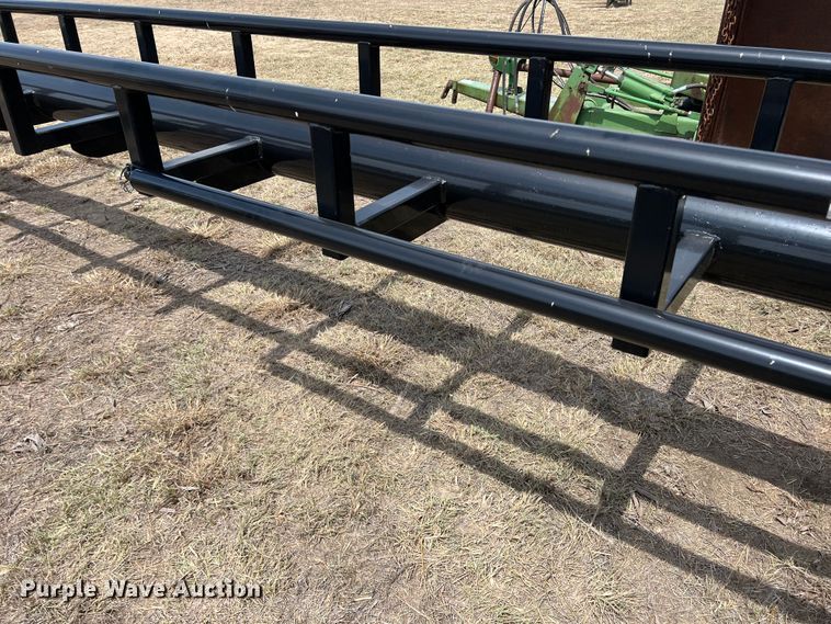 image for item DK7105 Amacsa HW37  hay bale trailer